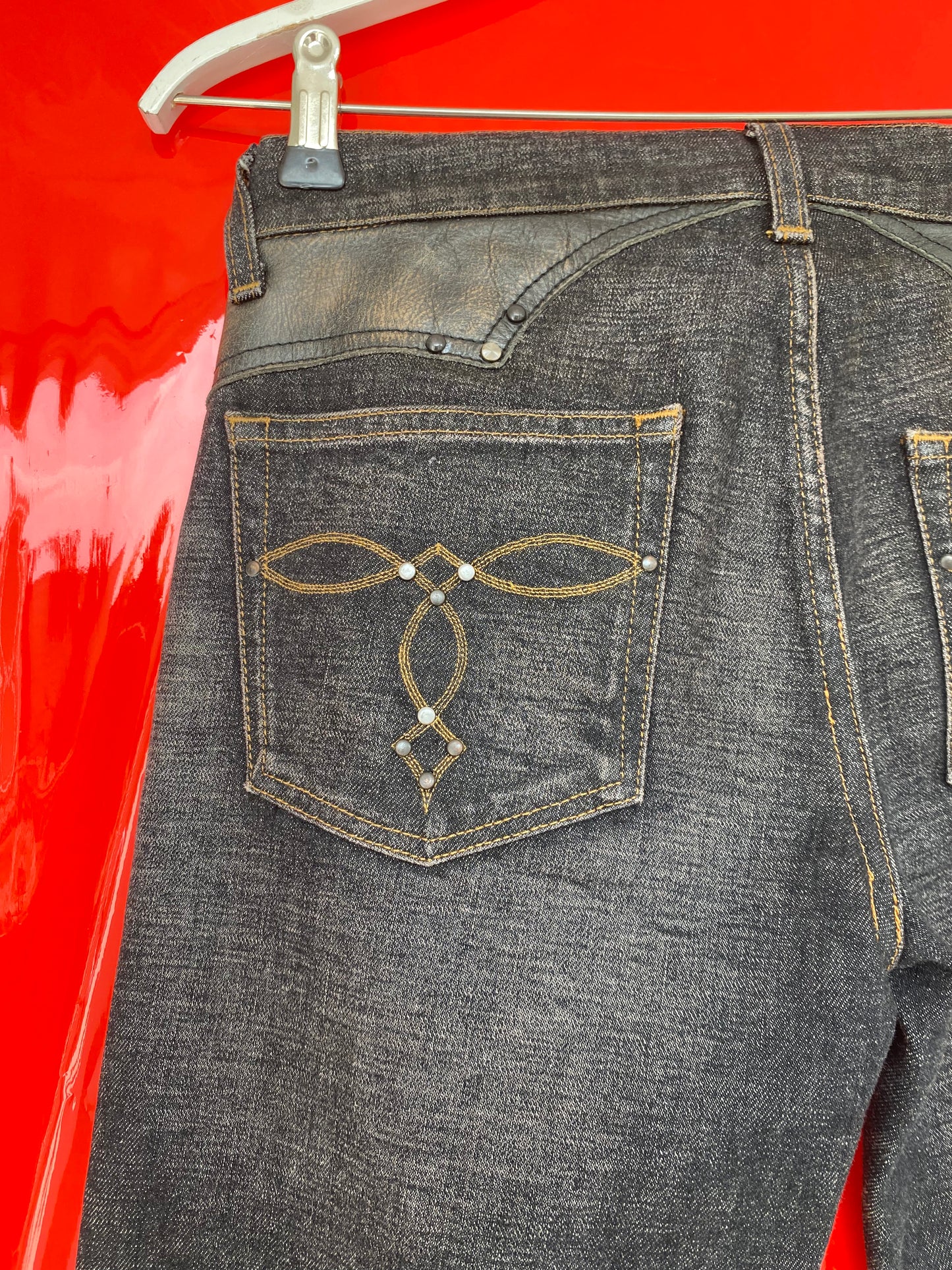 Ralph Lauren denim ranch chap jeans