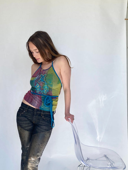 Save the Queen! haltertop