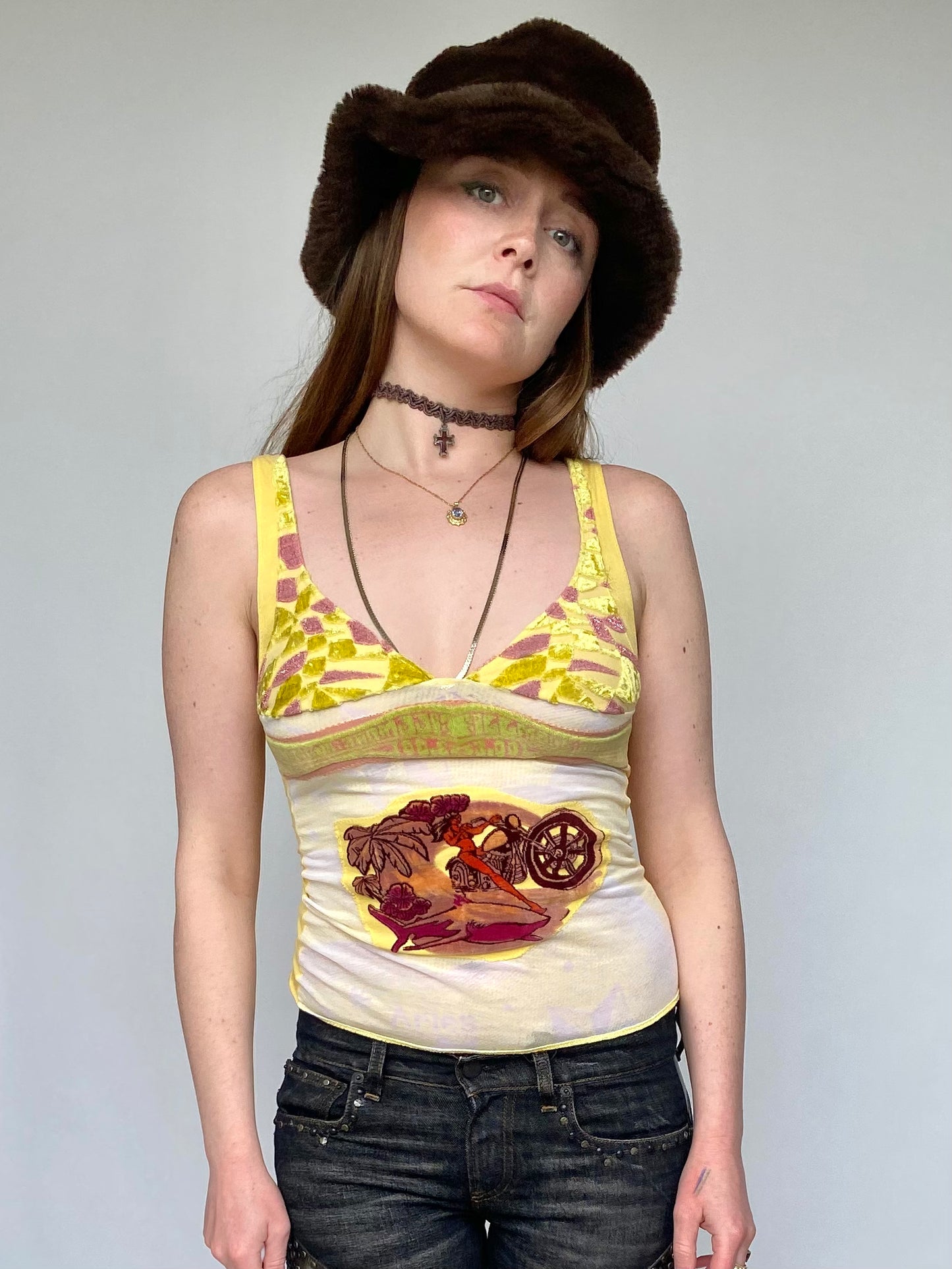 Velour tanktop