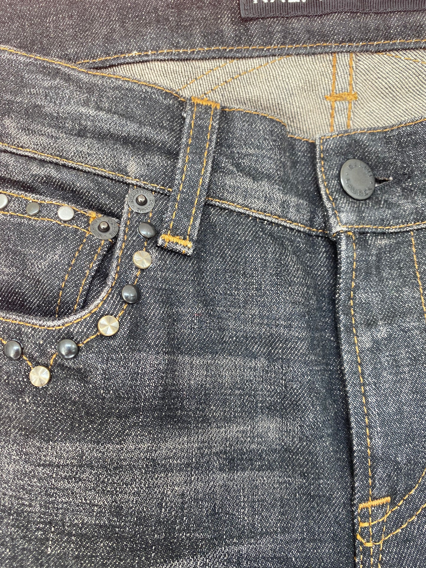 Ralph Lauren denim ranch chap jeans