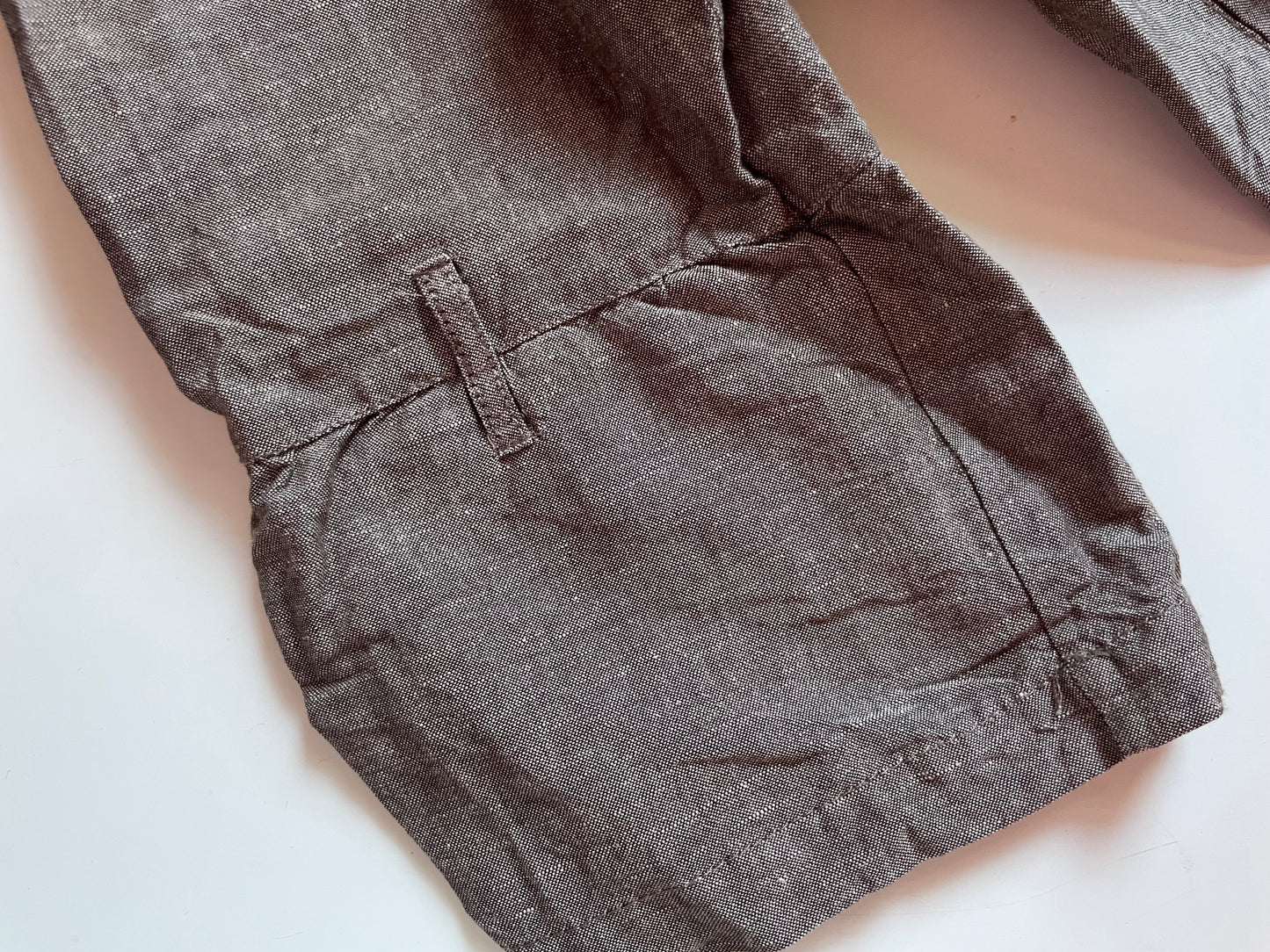 Linen peacoat