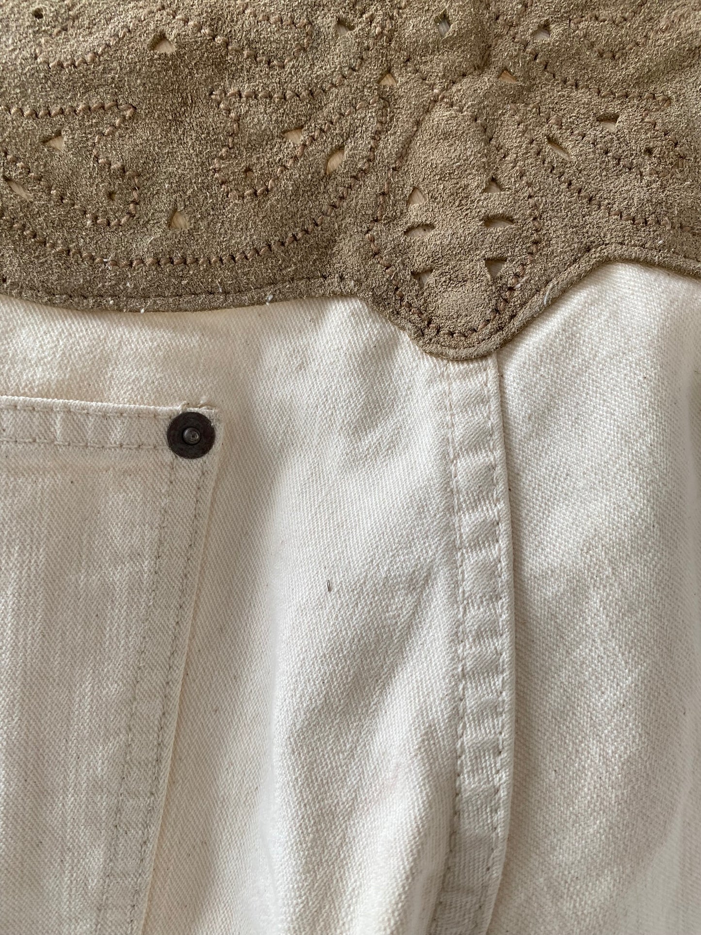 Ralph Lauren Chap creme jeans