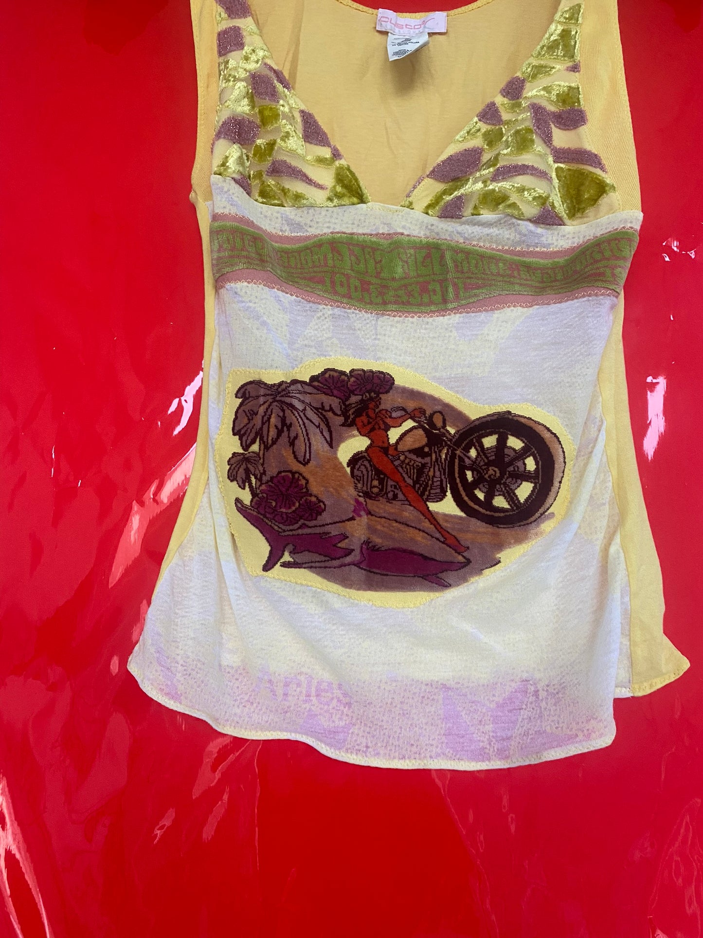 Velour tanktop