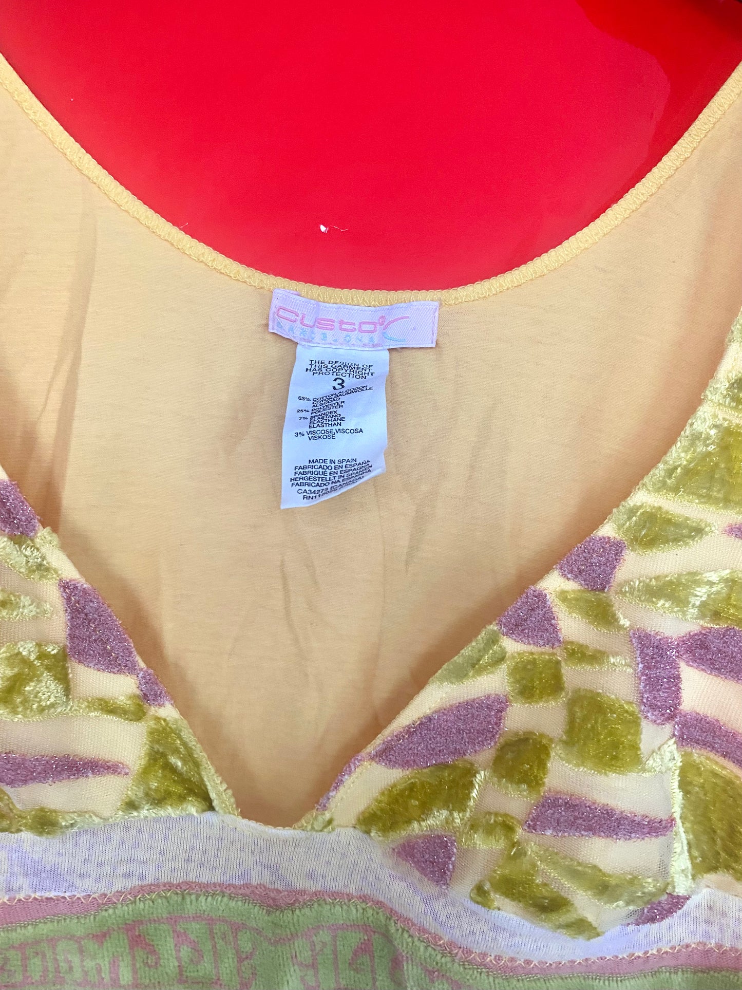 Velour tanktop
