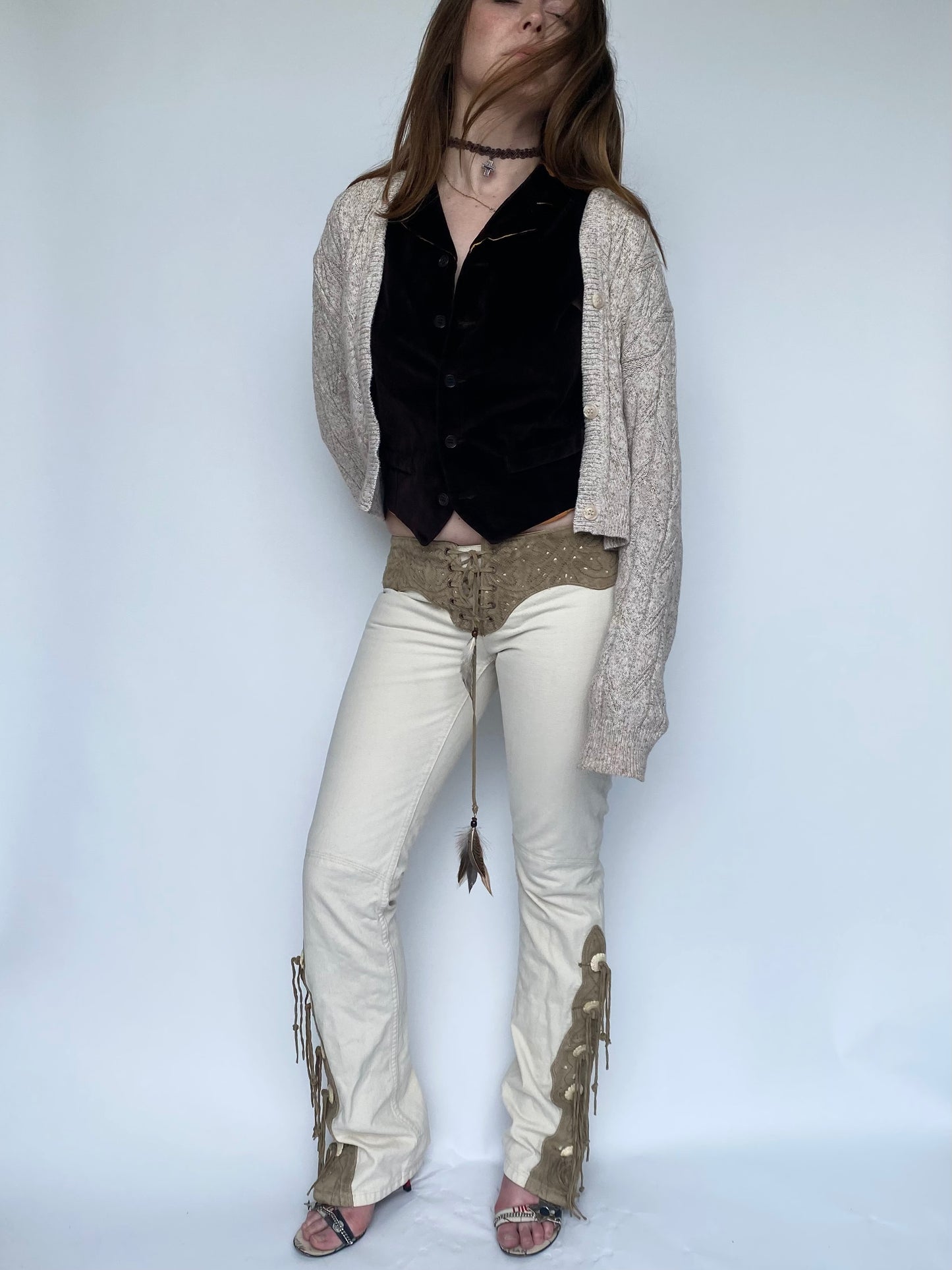 Ralph Lauren Chap creme jeans