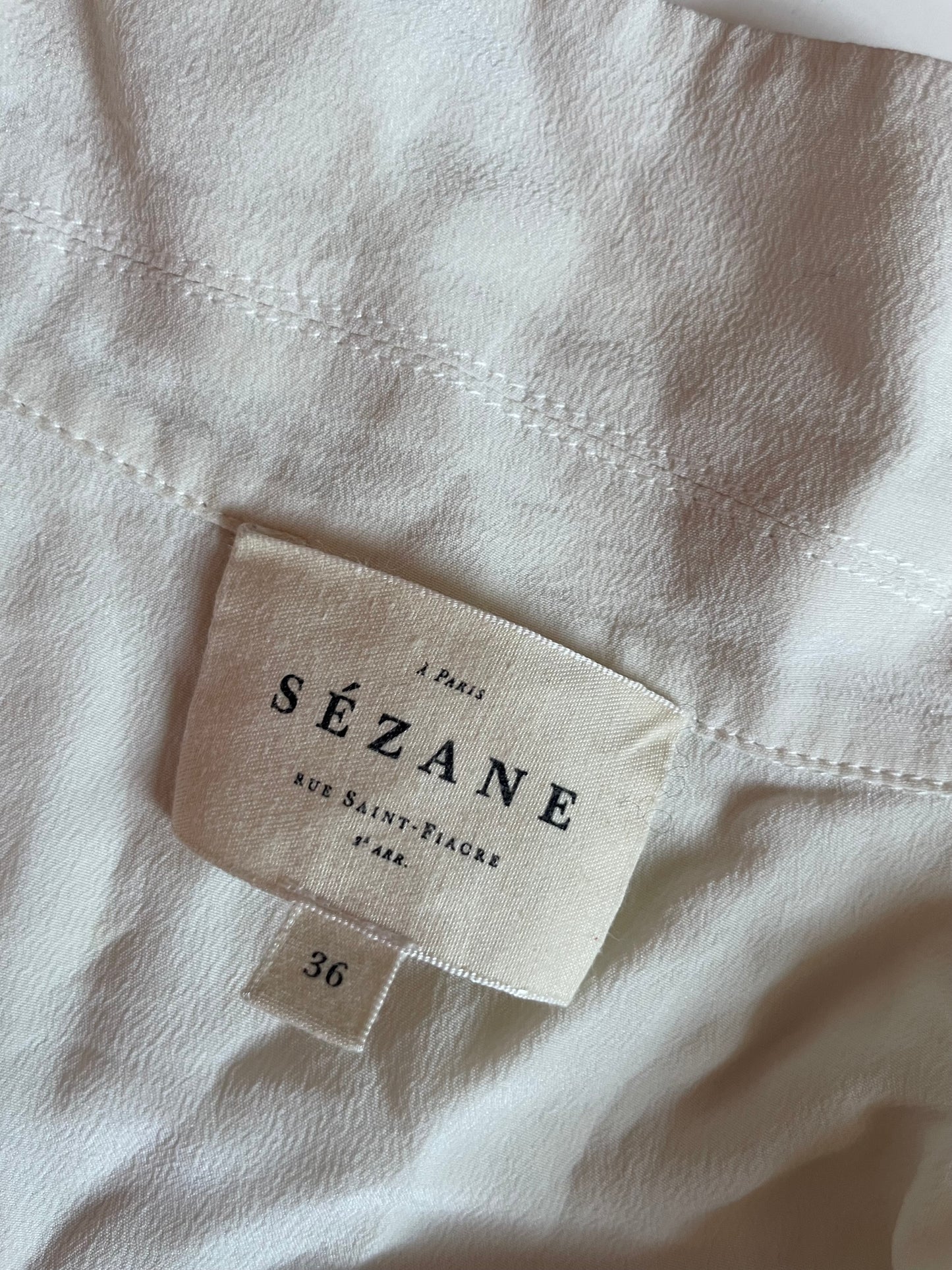 Sézane silk blouse