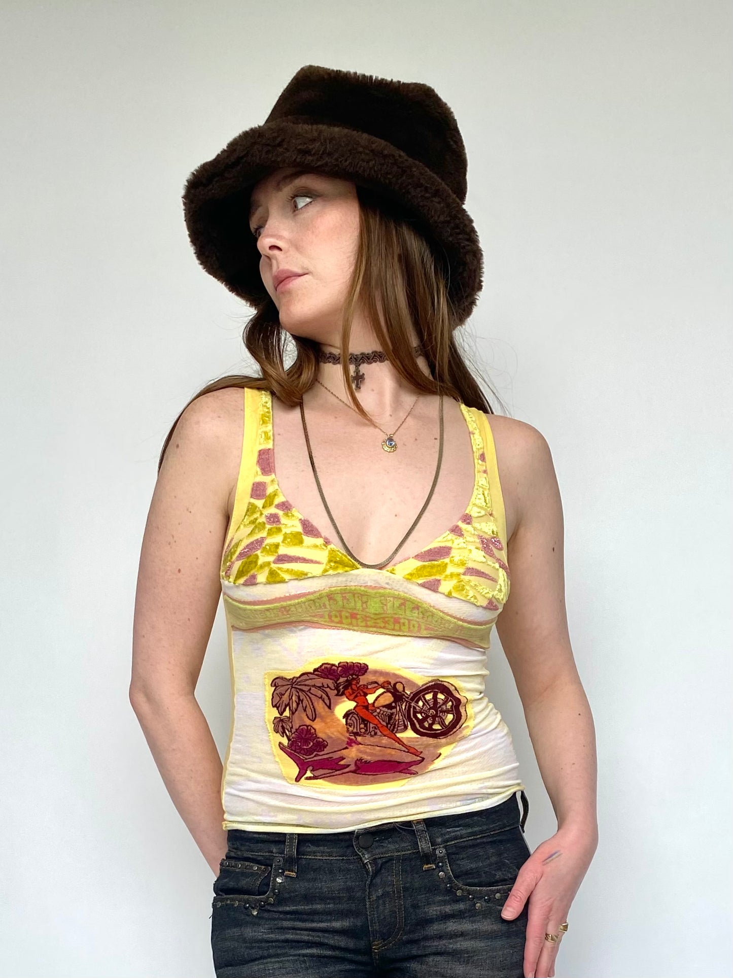Velour tanktop