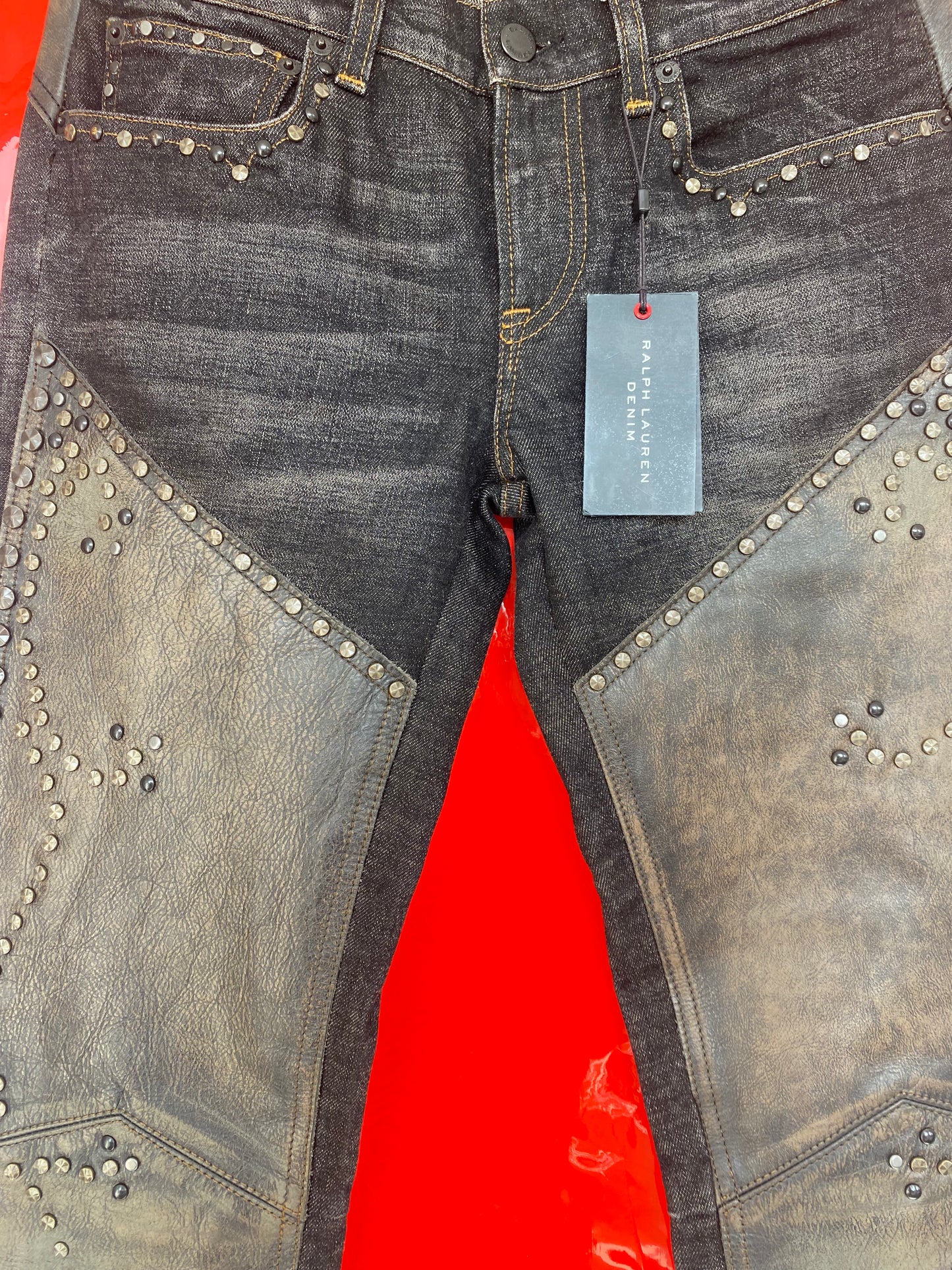Ralph Lauren denim ranch chap jeans