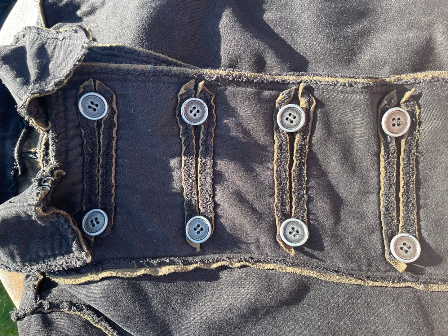 Military double breasted peacoat