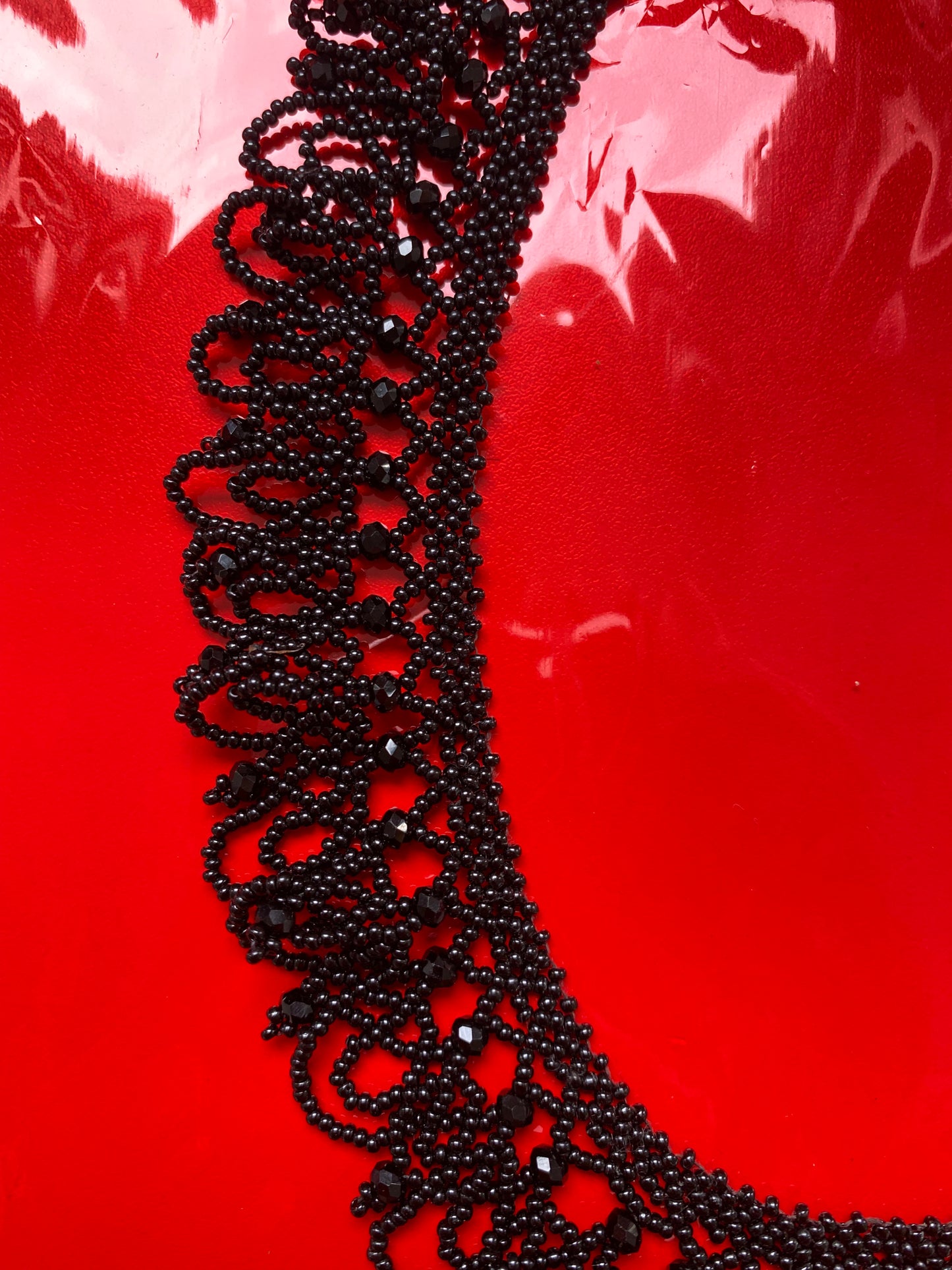 Black beed choker