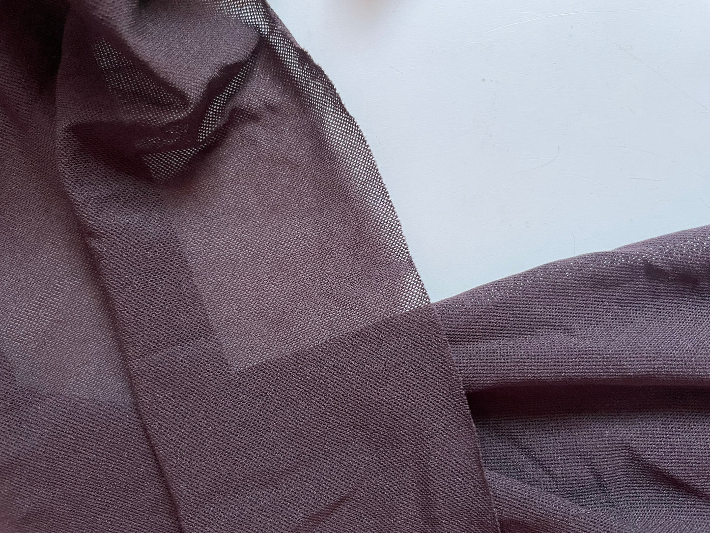 Sheer cape-sleeve blouse