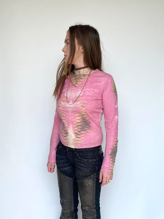 Just Cavalli snake skin longsleeve shirt