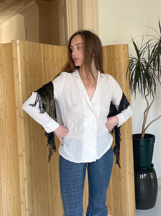Sézane silk blouse