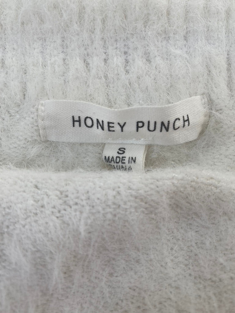 Honey Punch angora bellybutton top