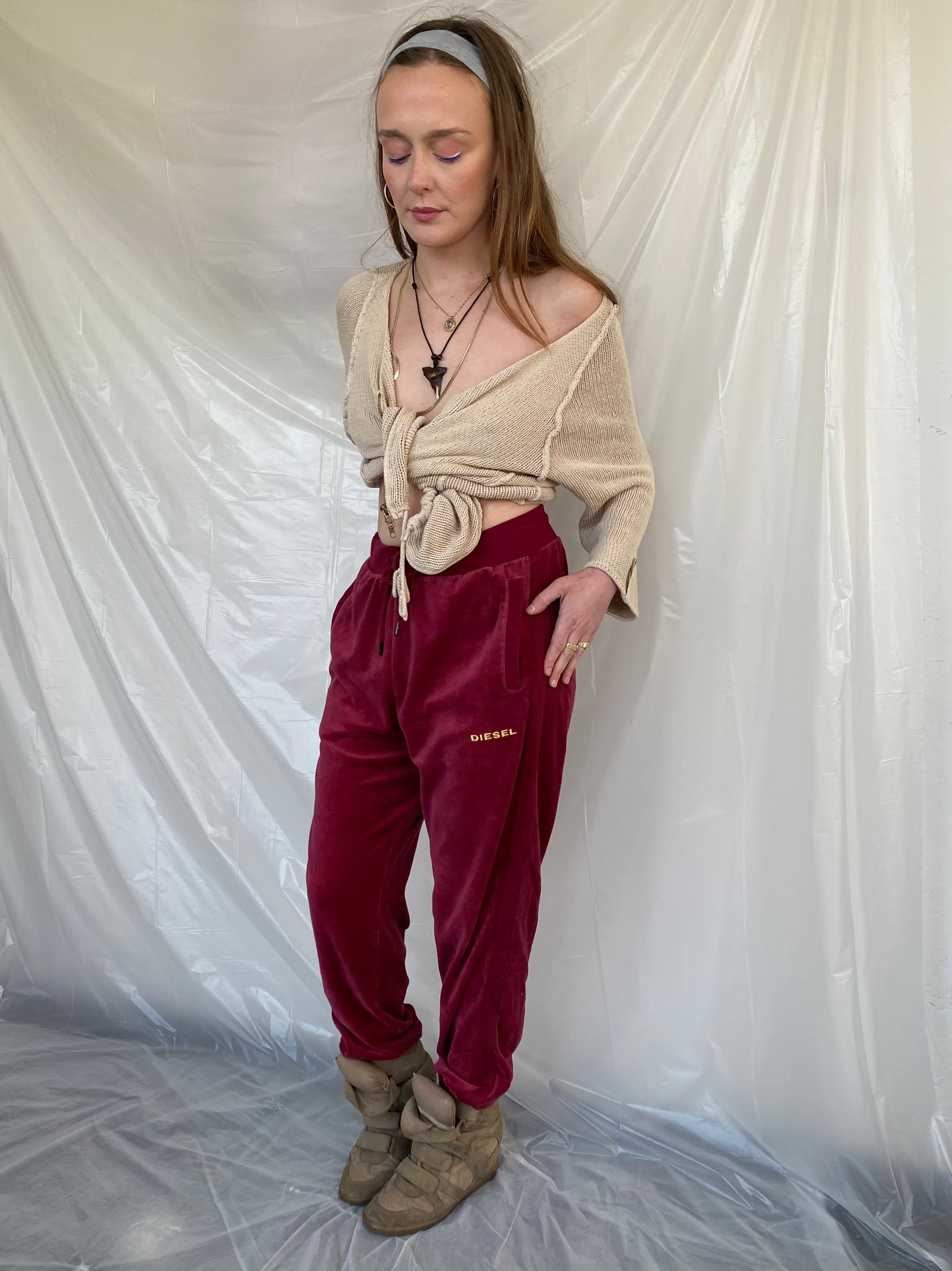 Diesel velvet trousers