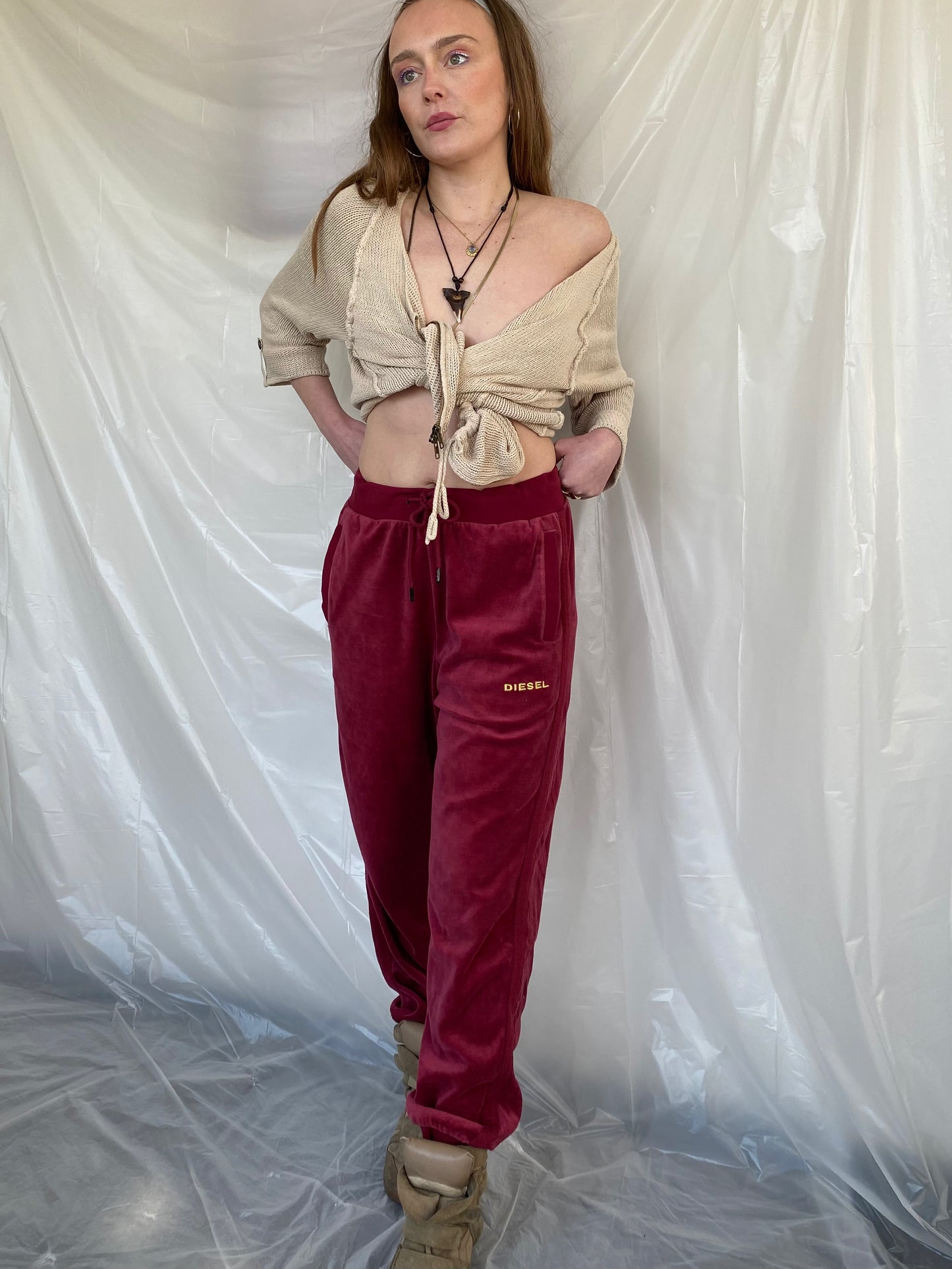 Diesel velvet trousers