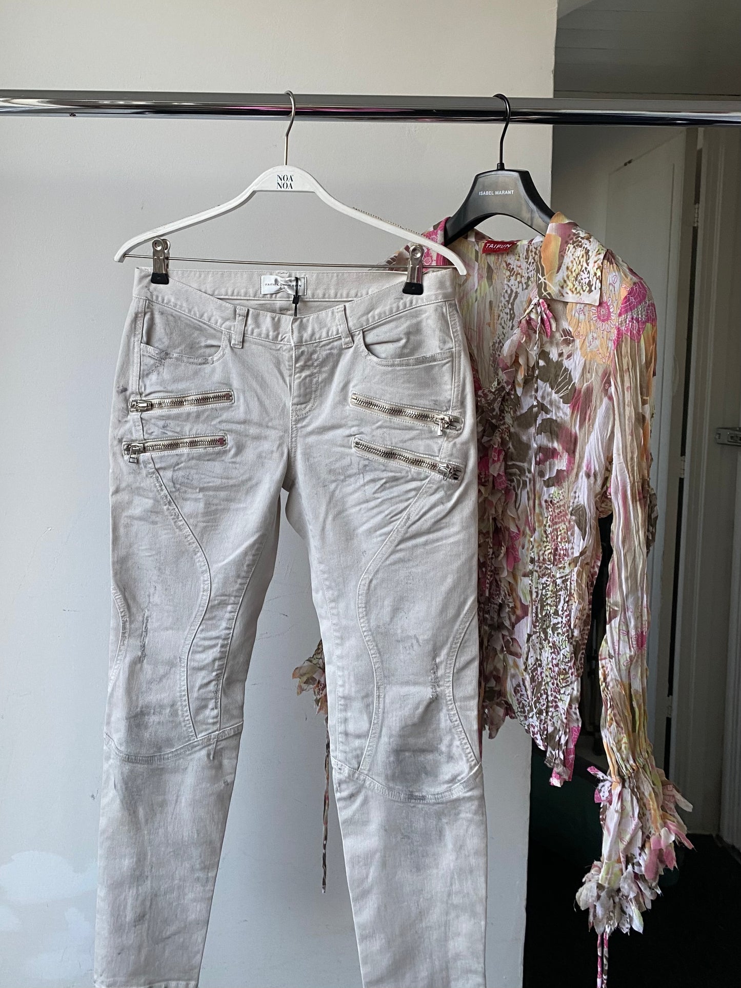 Faith connexion distressed jeans