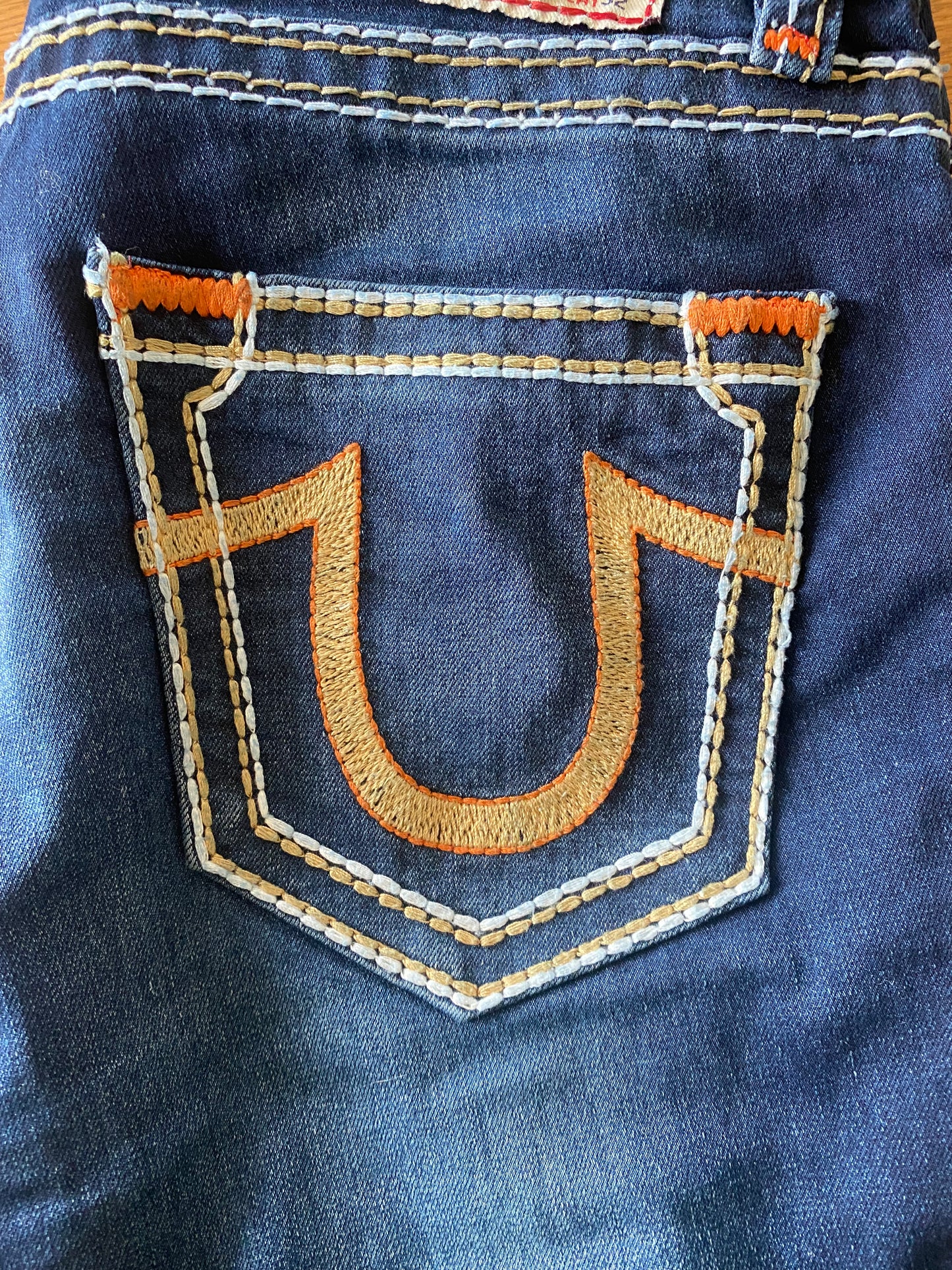 True religion low waist skinny jeans