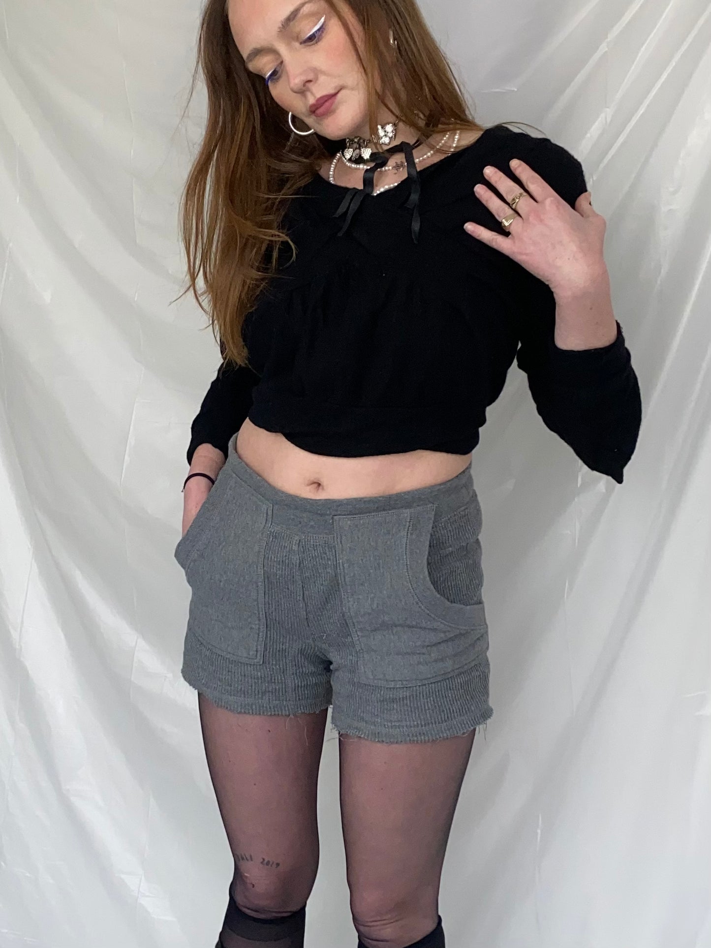 Alexander wang ribbed shorts