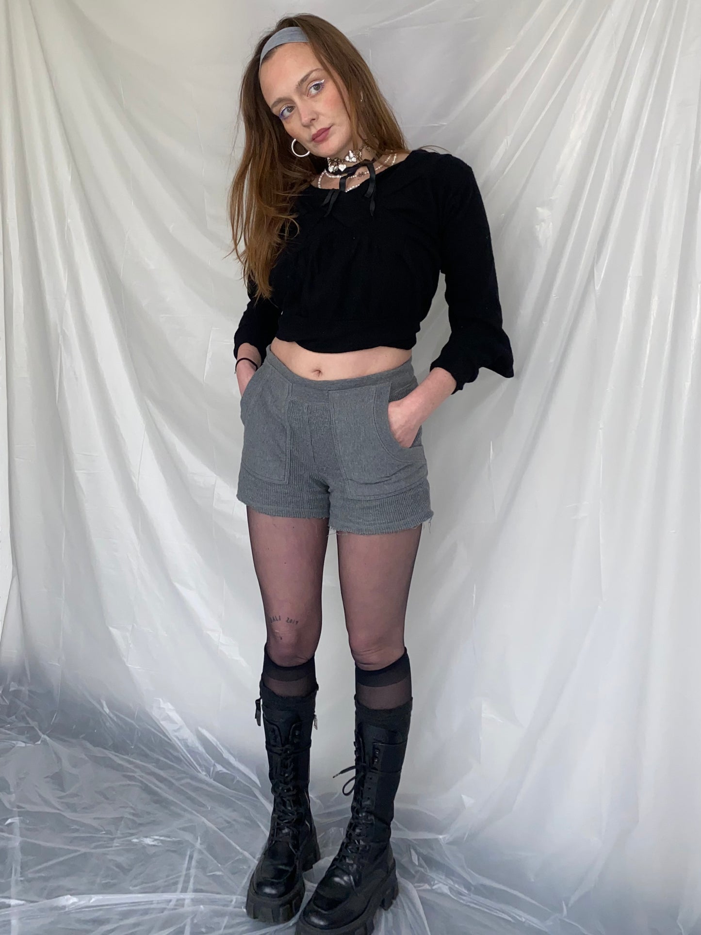 Alexander wang ribbed shorts