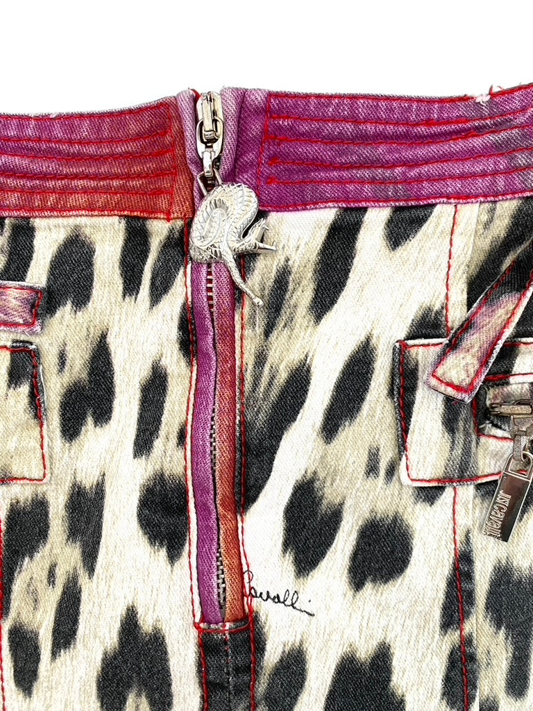 Just Cavalli tigerprint skirt