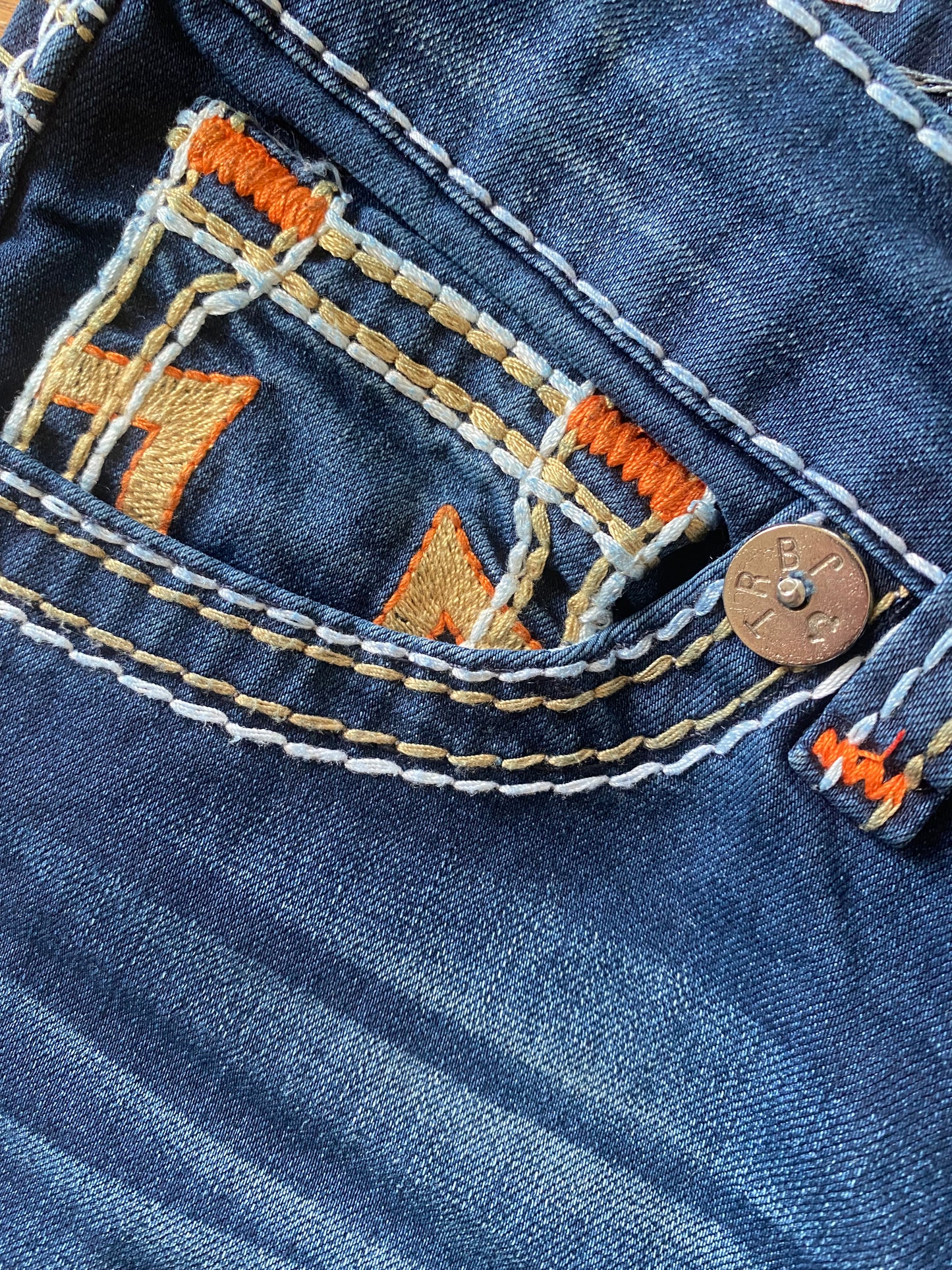 True religion low waist skinny jeans
