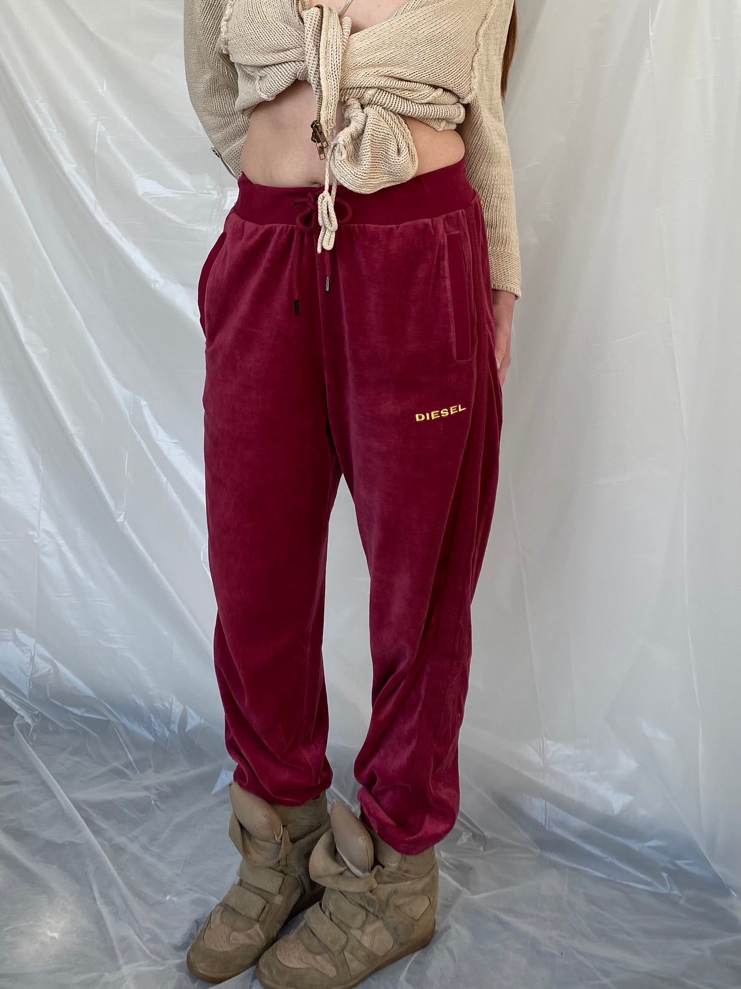Diesel velvet trousers