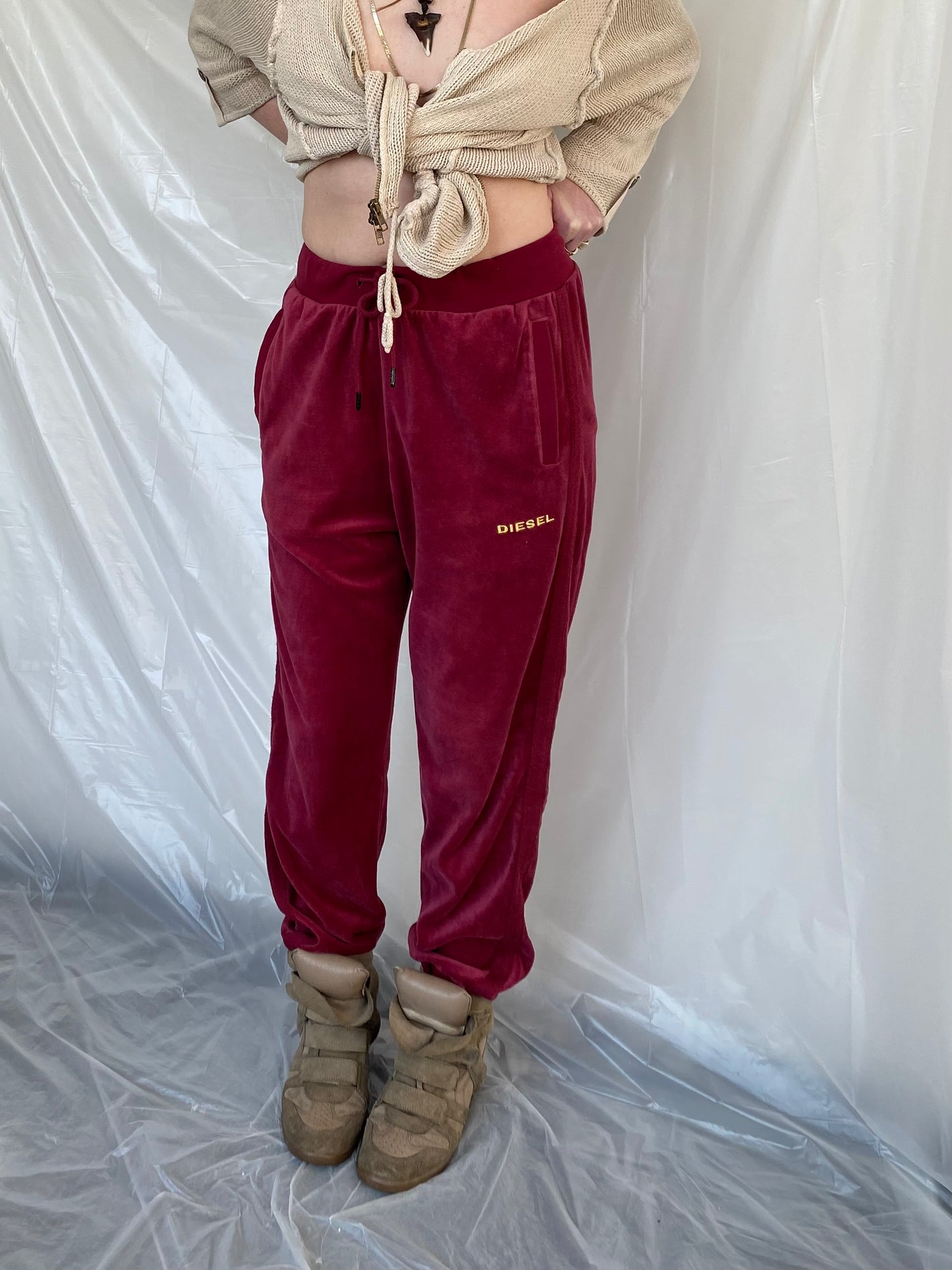 Diesel velvet trousers