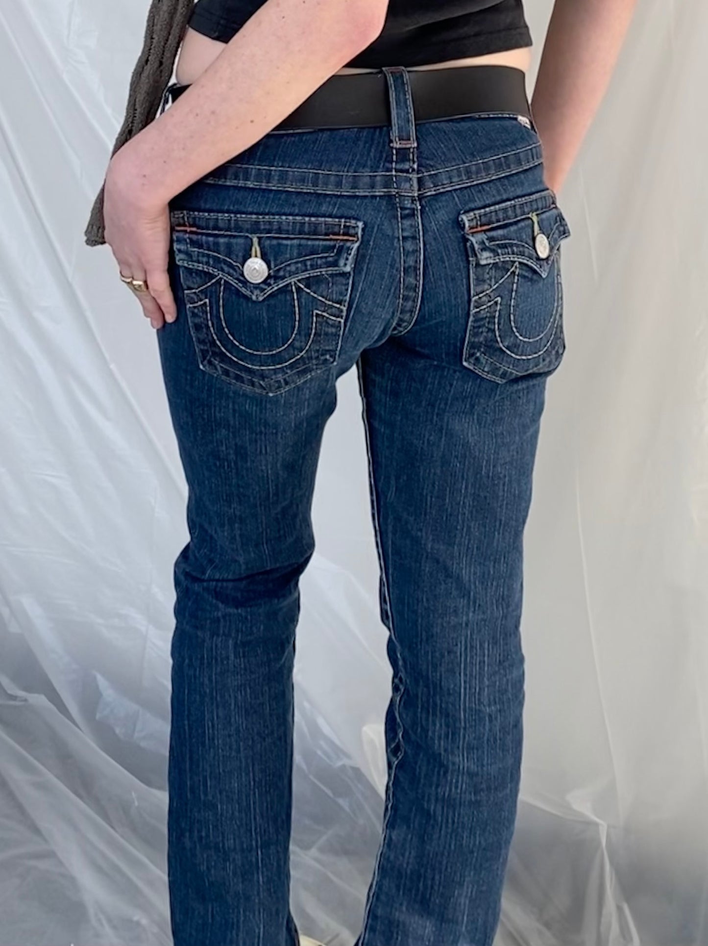 True religion low waist slim jeans