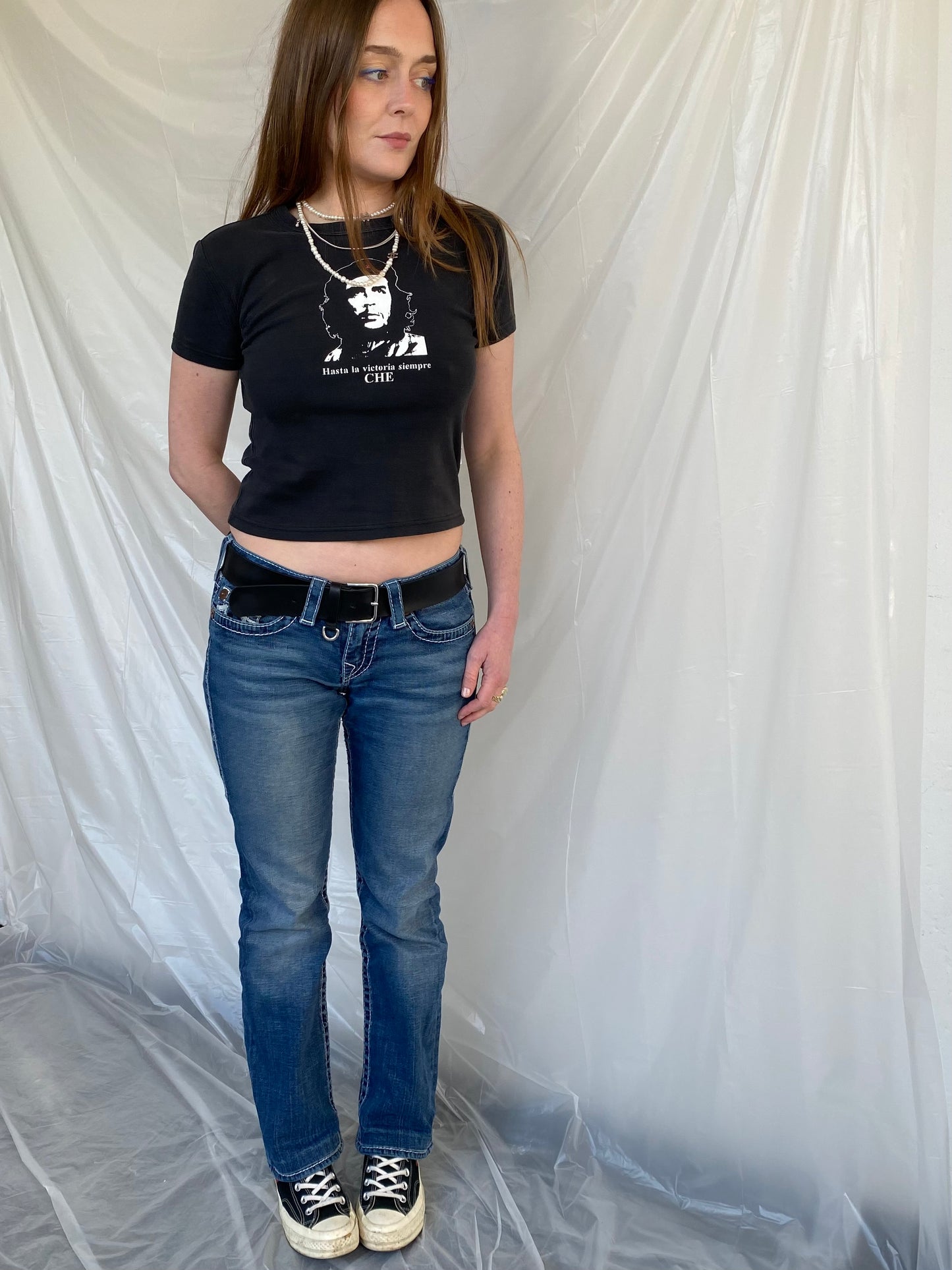 True religion low waist slim jeans