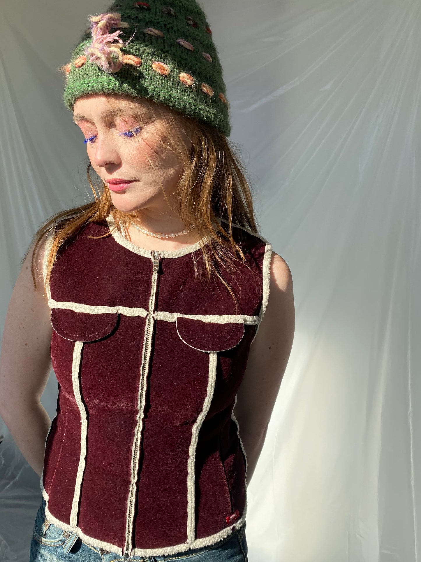 Miss Sixty velvet bodywarmer