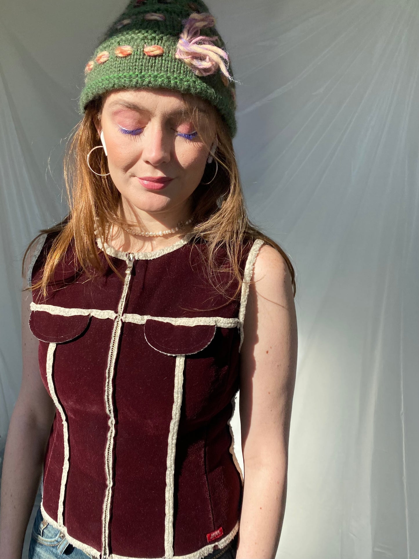 Miss Sixty velvet bodywarmer