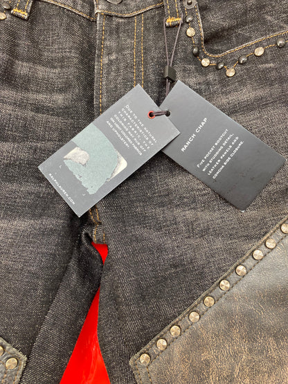 Ralph Lauren denim ranch chap jeans