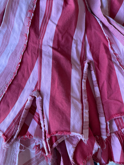 Marithé + François Girbaud pleated pink skirt
