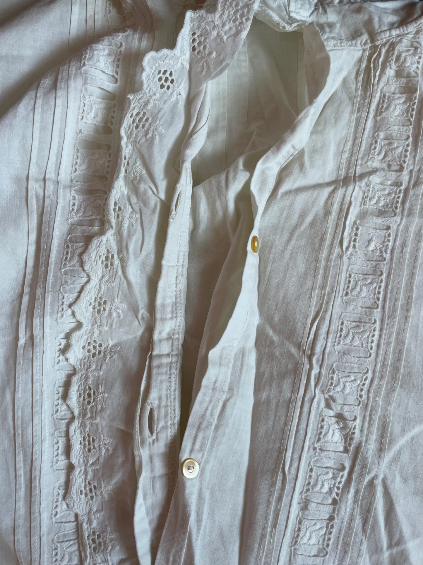Vintage linnen broderie dress
