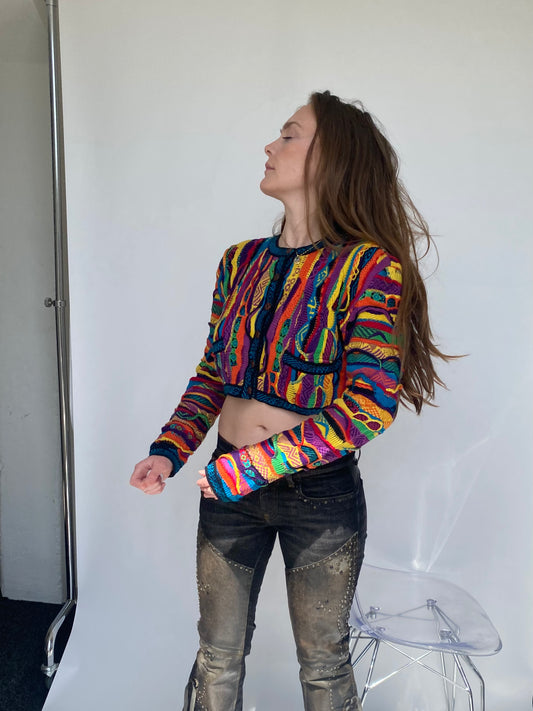 Vintage Coogi/Cuugi women's cardigan