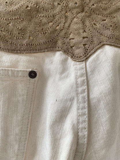 Ralph Lauren Chap creme jeans