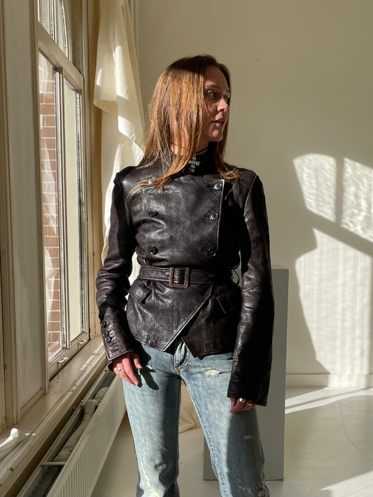 Sailor leather jacket