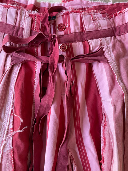 Marithé + François Girbaud pleated pink skirt