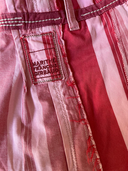 Marithé + François Girbaud pleated pink skirt