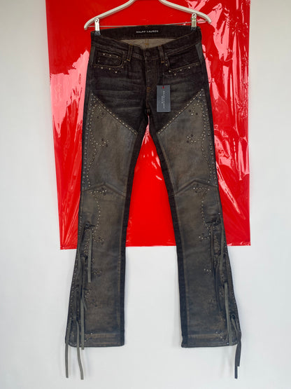 Ralph Lauren denim ranch chap jeans