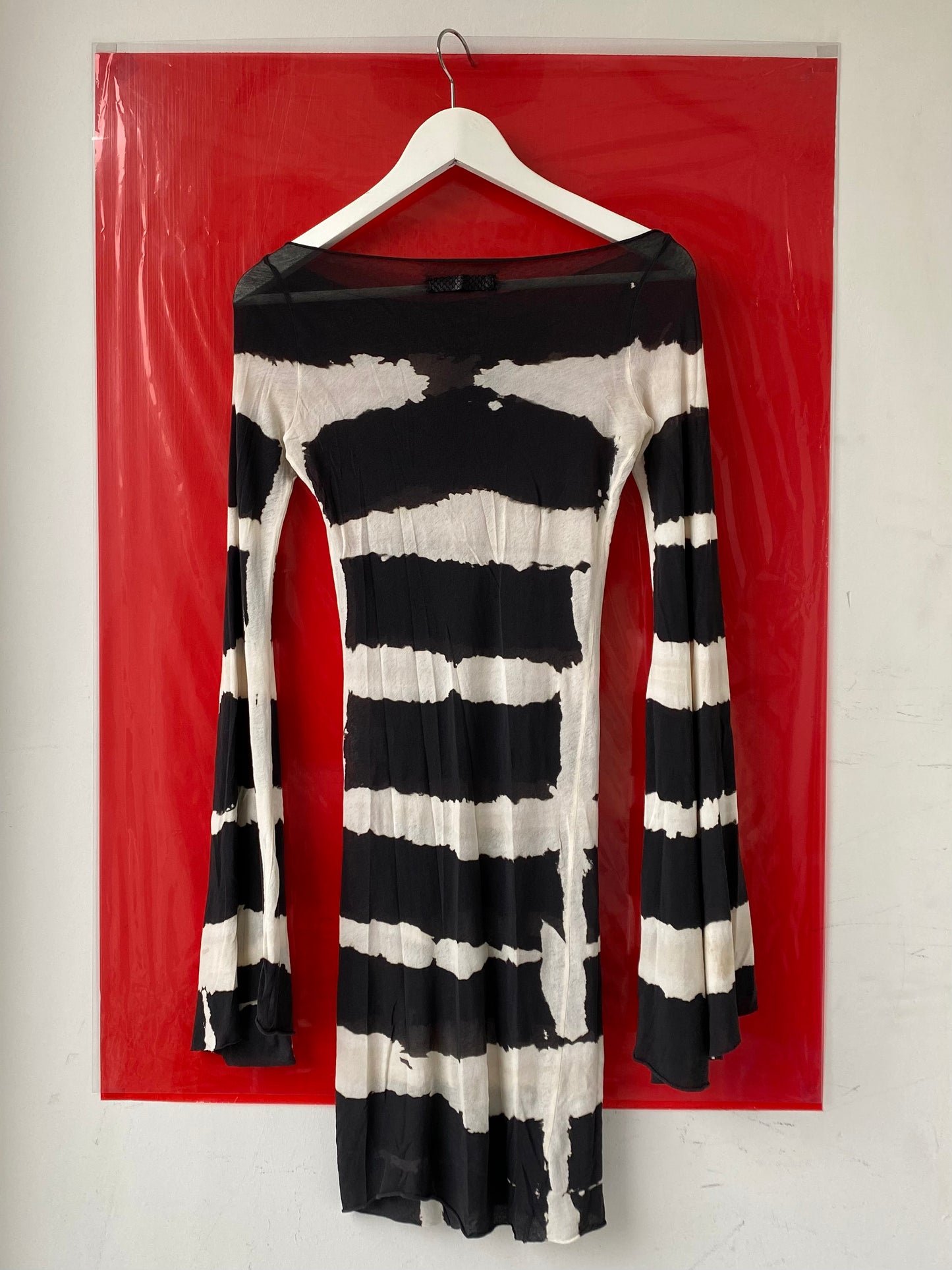 If six was nine stripe dress