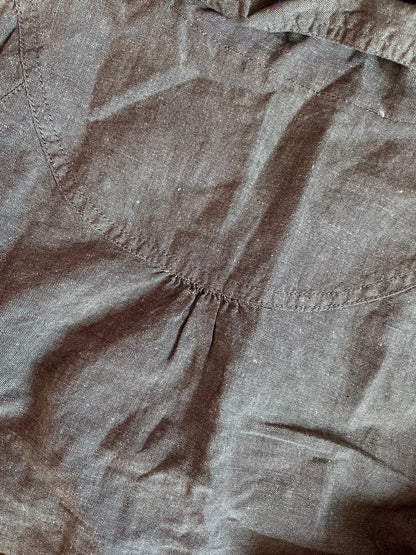 Linen peacoat