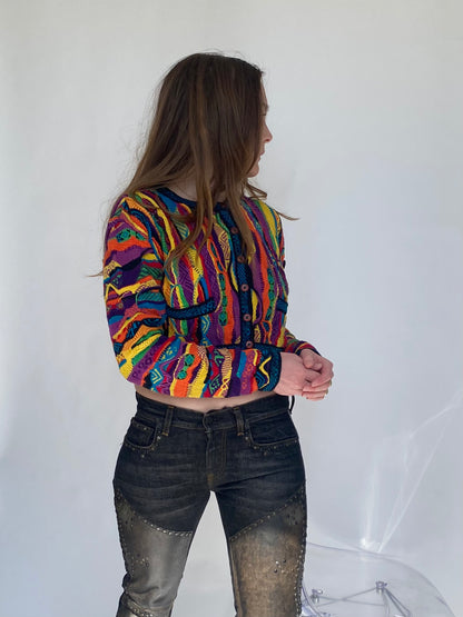 Vintage Coogi/Cuugi women's cardigan