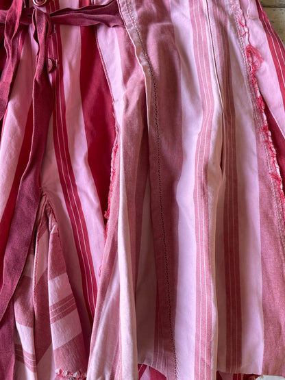 Marithé + François Girbaud pleated pink skirt