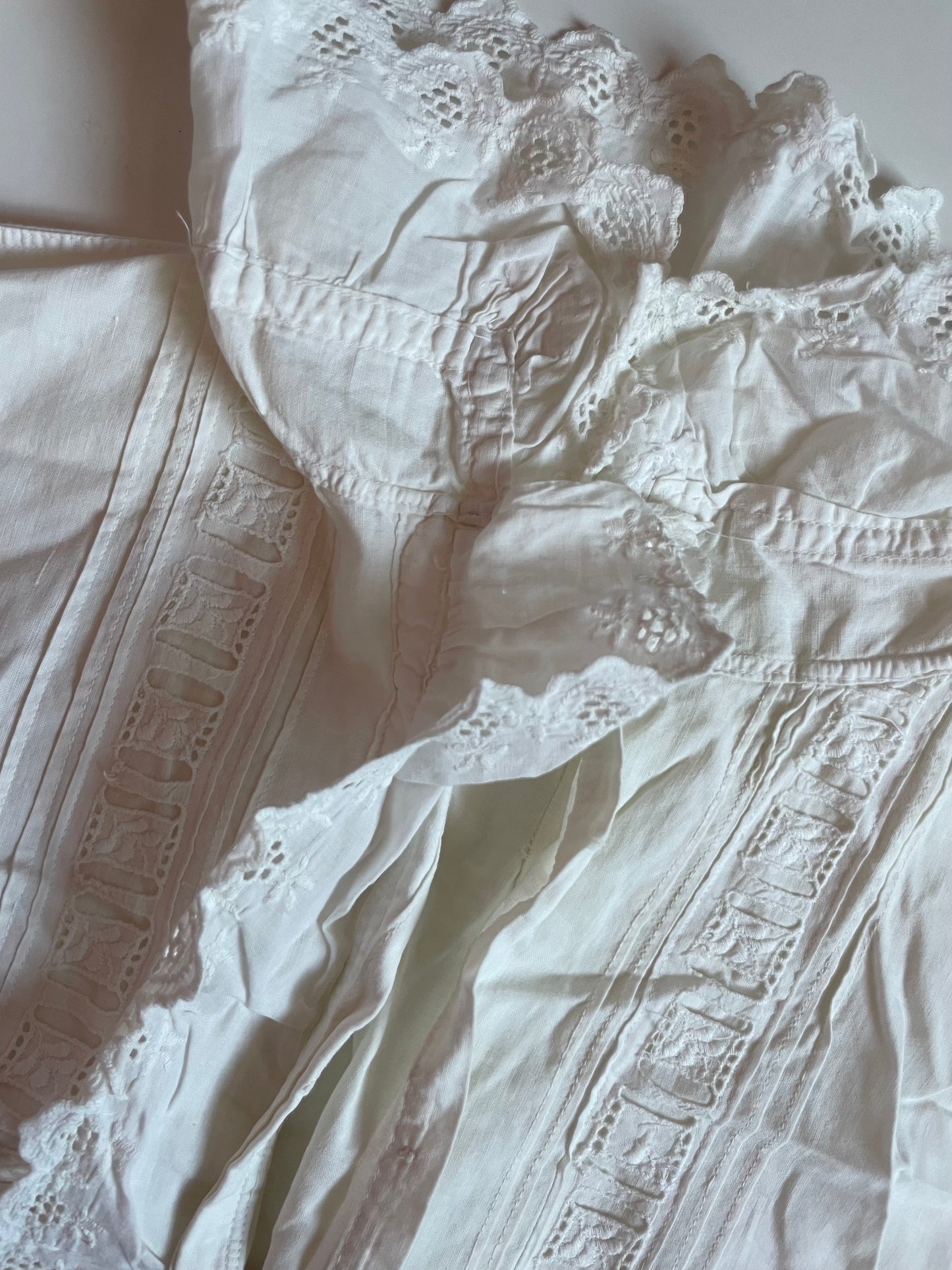 Vintage linnen broderie dress