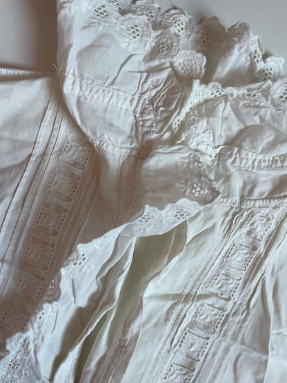 Vintage linnen broderie dress