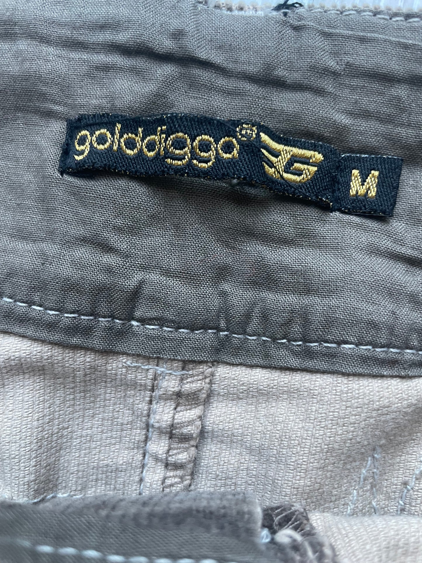 Golddigga corduroy mini skirt