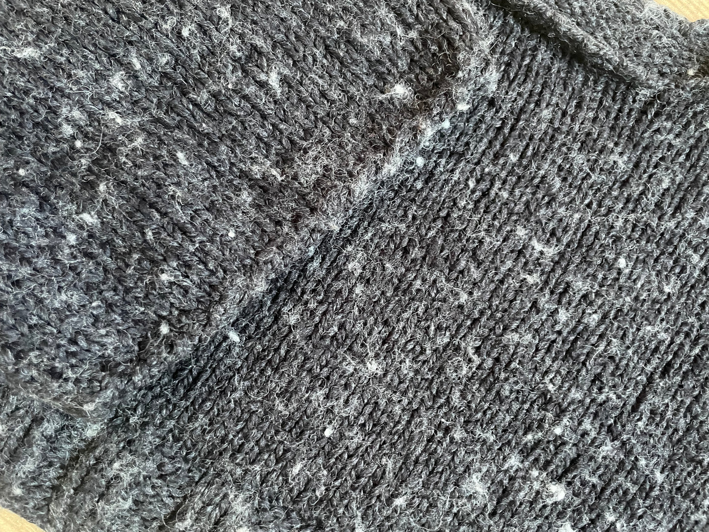 Cropped knitted sweater