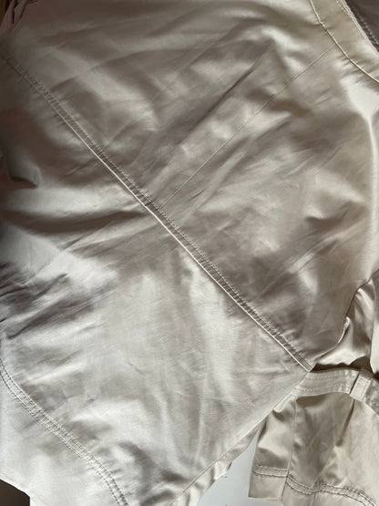 Satin peacoat